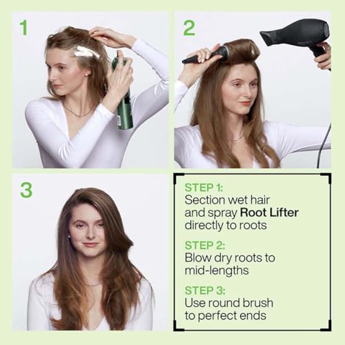 Image of Redken Root Lifter Volumizing Spray Foam, 300 ml | Volumizing spray foam with medium control. Lifts roots to provide long-lasting volume and instant anti-frizz protection.