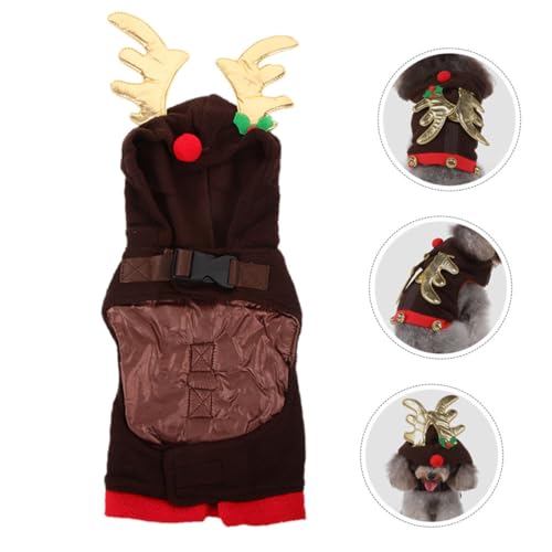 Disfraz navideño para perro Café Talla Medium miniatura 5