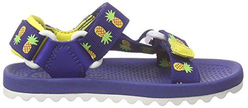 Image of Clarks Girl's Bondi Bay Inf Blue Combi Clogs