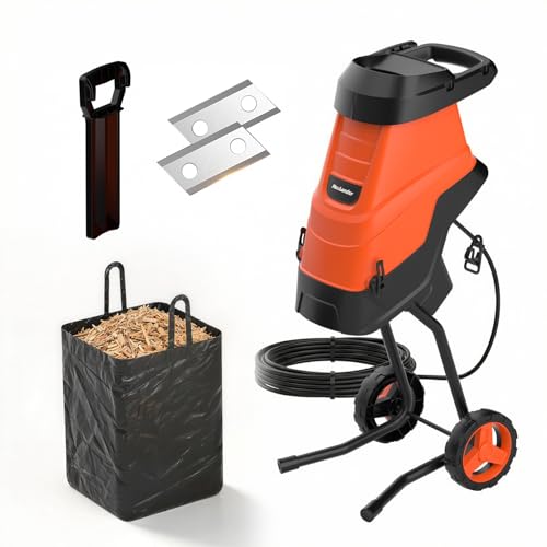 MAXLANDER 2600W Garden Shredder with 45L Collection Bag