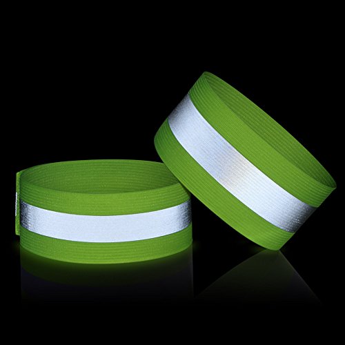 Cavigliere o polsini catarifrangenti leggeri e