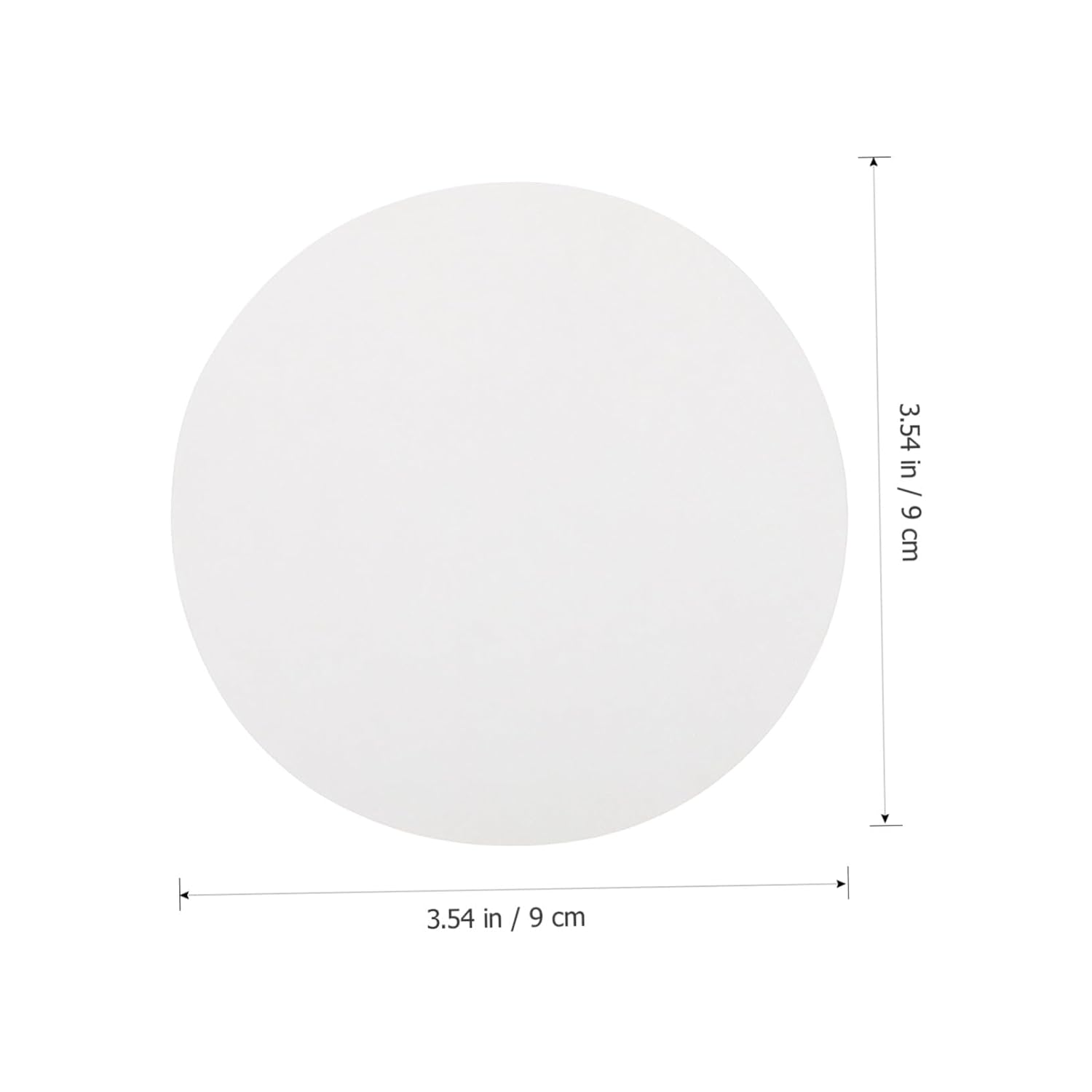 Quantitative Filter Paper 100 Sheets White for Labs Teaching