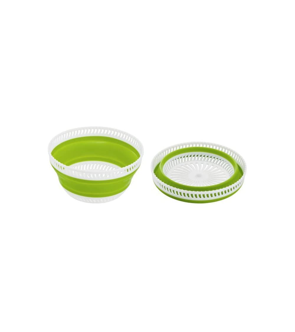 Visiter la boutique Moulinex Moulinex Essoreuse à salade rétractable 4 L, Vert in use