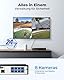 Reolink 8CH 4K PoE NVR Überwachungssystem Rekorder mit 2TB Festplatte, Videoüberwachung für Haus, Innen, Aussen Sicherheit. Unterstützt 16MP/12MP/4K/5MP/4MP HD IP Kameras, RLN8-410