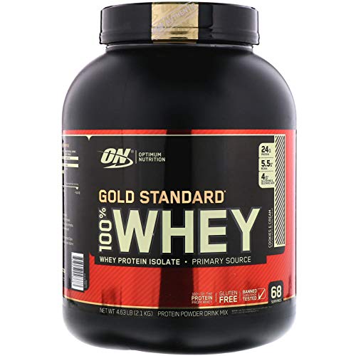 Optimum Nutrition Gold Standard 100% Whey Protein Powder, Cookies and Cream, 5 Pound