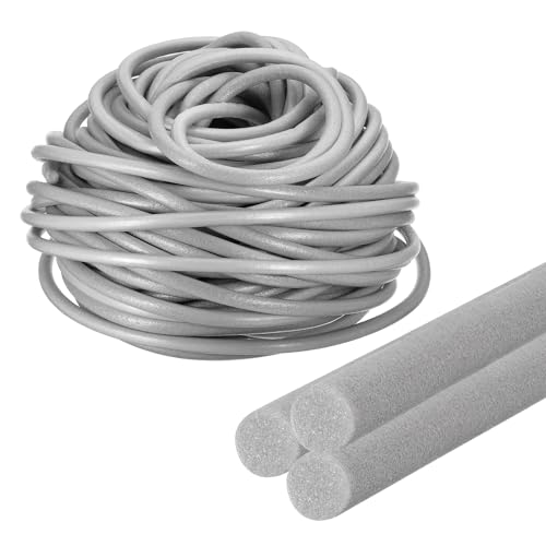 Image of PATIKIL 3 /8 inch x 197 ft Foam Backer Rod, Foam Caulk Saver Concrete Expansion Joint Filler Weather Strip for Sealing Concrete Gaps, Crack Joint Sealer, Grey