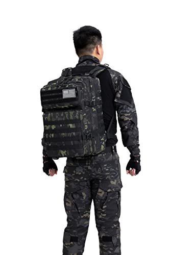 Atbp Military Tactical Molle Rucksack Backpack Large Travel Backpack Hiking Daypack Camping Hunting Backpack #TOP5