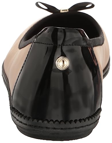 Anne Klein Womens Ember Faux Leather Round Toe Ballet Flats3