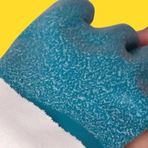 Guantes de trabajo de goma protectores y reutilizables para limpieza industrial y mantenimiento 7