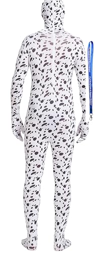 Image of Full Bodysuit Include Zipper Helper Unisex Spandex Stretch Adult Costume Zentai Disappearing Man Body Suit