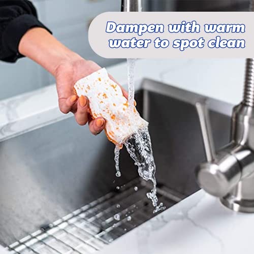 Scrub Daddy Eraser Daddy 10x, Magic Sponge Erasers, Strong & Durable Melamine Wall Cleaner, Dual-Sided Scrubber Pads, All Purpose Cleaning Sponges for Painted Walls, Magical Mark Remover, 2 Pack