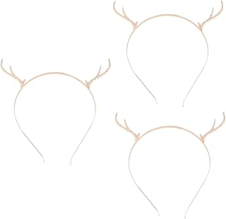 3 Pçs Natal Veado Chifre Bandana Chifre Bandana Veado Bandana Com Orelhas Alce Bandana Orelhas De Cão Chapéu Decoração De Cabelo Chapéu Para Mulheres Antler Hairband Miss