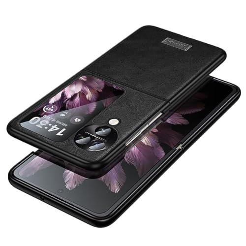 OPPO Find N3 Flip �����t���b�v���U�[�P�[�X�A�X�����d�b�J�o�[�P�[�X�A�t���{�f�B�����ی�ϏՌ��n�[�h���背�U�[�t�H���I�t���b�v�ی�J�o�[�ƌ݊���������܂��B(BLACK)