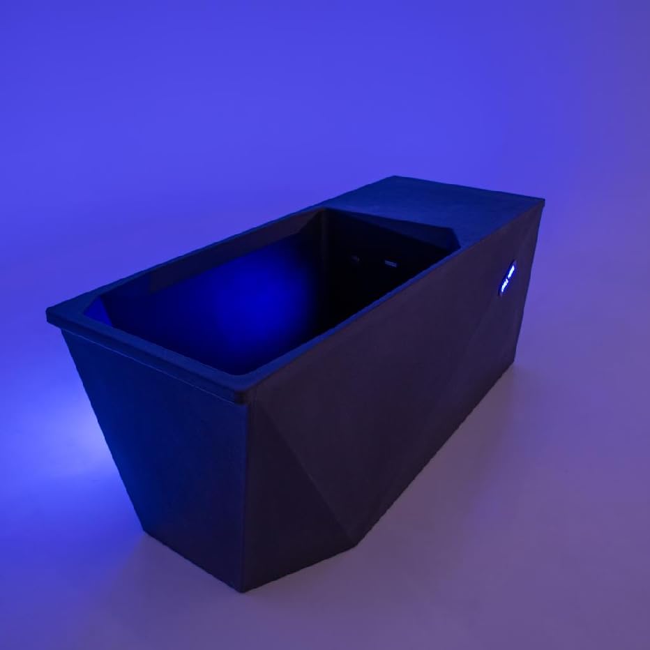 Chill Tub Lite Ice Bath, Cold Plunge Pool, Recovery Pool, Black, 13 amp