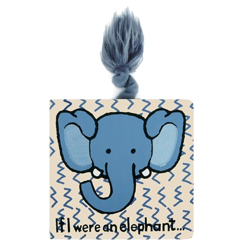 Image of Jellycat If I were an Elephant: A Baby Touch and Feel Board Book Children's Book - Baby Gift