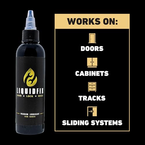 Image of LiquidFix Door, Lock & Hinge Lubricant - 4 oz Dropper + 0.5 Needle Combo