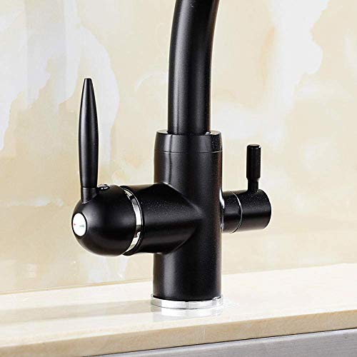 Filtre de cuisine robinet d'eau potable 3 voies laiton pivotant - 5