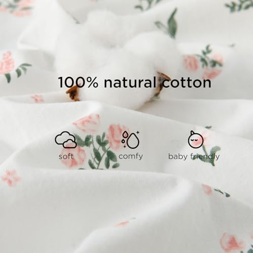 Image of Duomiaomiao 2 Pack 0.5 TOG Toddler Sleep Bag 6-12 Months 100% Cotton Lightweight Baby Sleep Sack with Feet, Breathable Comfy Toddler Wearable Blanket