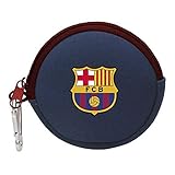 FC Barcelona Hartplastik. FCB FC Barcelona Rundes Neopren Geldbörse Freizeit und Sportwear Erwachsene Unisex Mehrfarbig (Mehrfarbig), Einheitsgröße