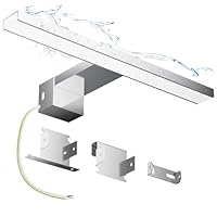 Hommie LED Spiegelleuchte Bad 30CM 6W 4000K Neutralweiß Aluminiumlegierung Spiegellampe Badezimmer Lampe 230V Schrankleuchte Schminklicht Spiegel Beleuchtung IP44 Wasserdicht