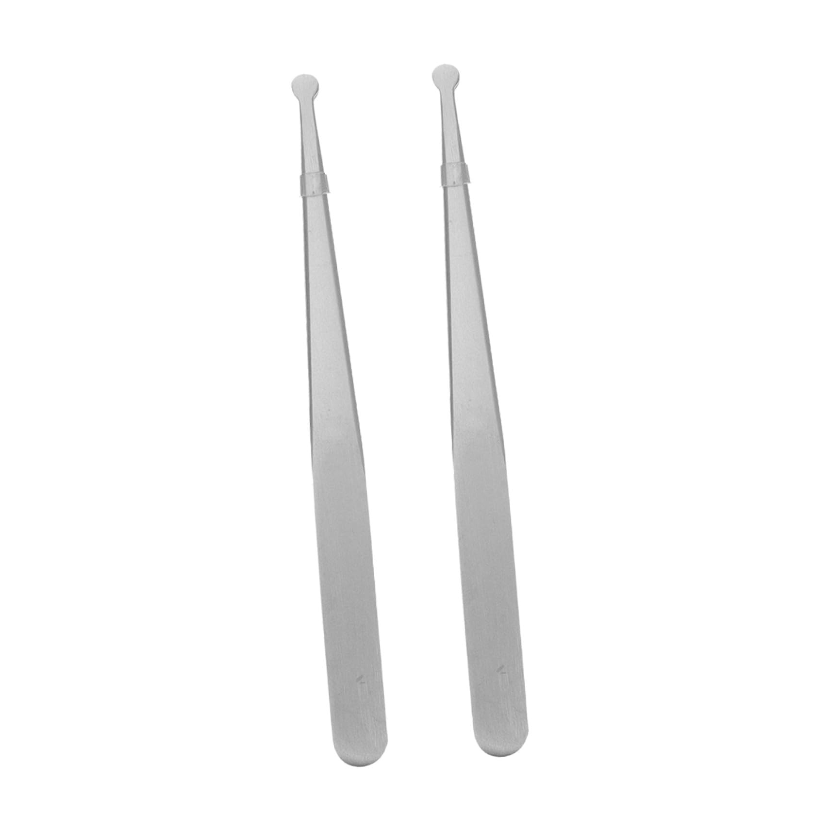 6pezzi Pinzette Di Precisione Acciaio Inossidabile Antistatiche Design Ergonomico Per Elettronica e Lavori Di Precisione Punta Rotonda Resistenti Ad Acidi e Corrosivi