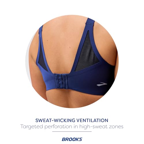 Image of Brooks Women's Racerback 2.0 Sports Bra for High Impact Running, Workouts & Sports with Maximum Support