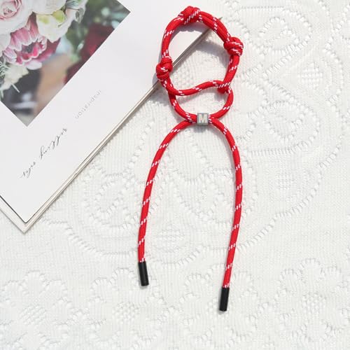 eartif Handmade Initial Bracelets For Women Men Bracelet Friendship Jewelry Handmade Charm Bracelets Adjustable Bag Lanyard stripe Rope String Beach Letter M Bracelets Birthday Gifts3