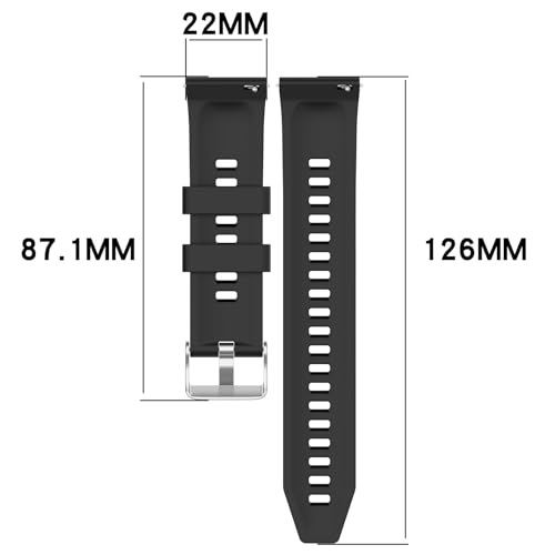 Correa de silicona compatible para Huawei Watch GT 6/22mm miniatura 7