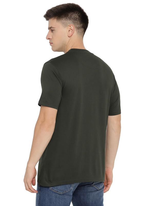 Image of AMERICAN CREW 100% Supima Cotton Round Neck T-Shirt for Men