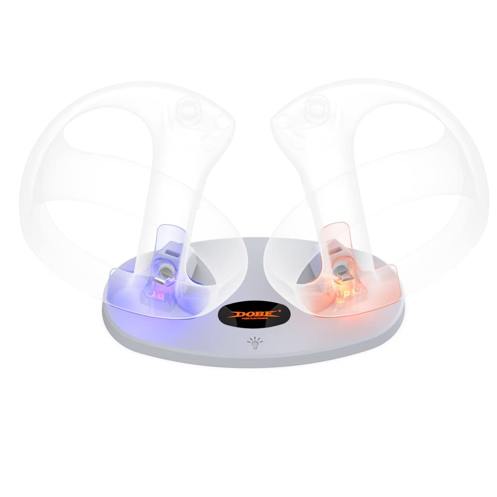 Station d'accueil pour PS VR2,Station de Charge pour manettes tactiles VR,Accessoires de Charge pour PS VR2,avec câble de Charge USB-C