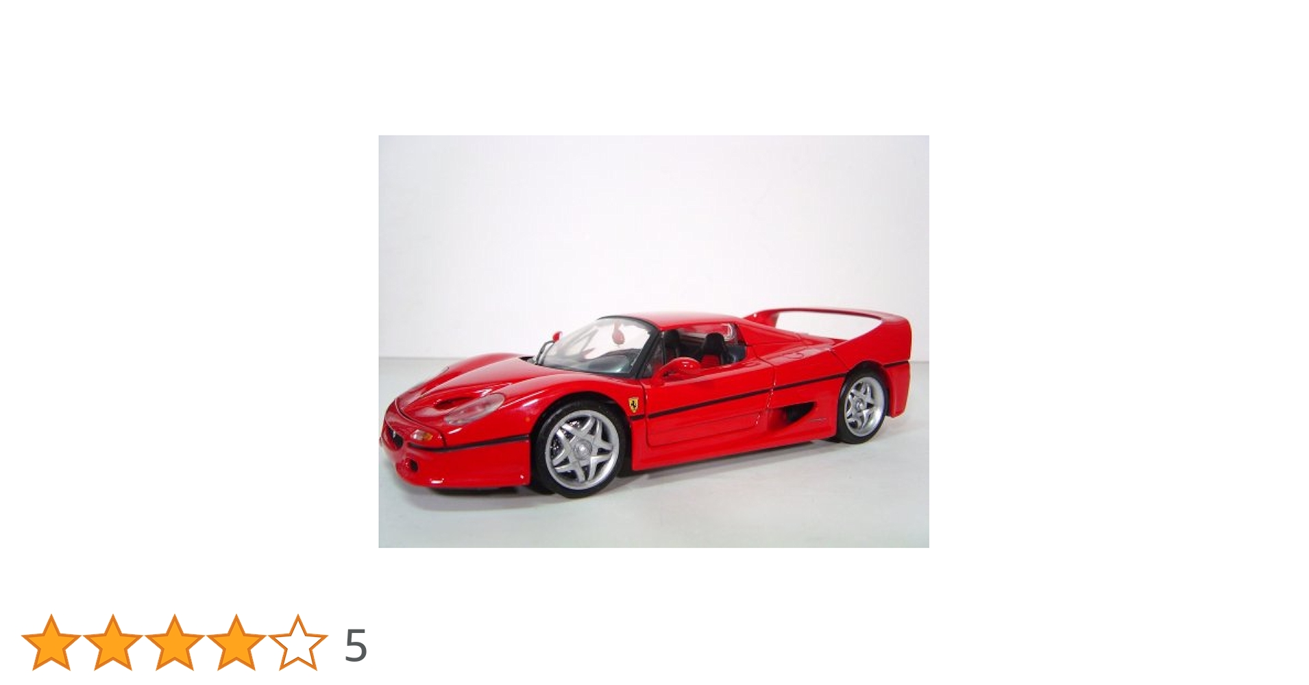 Amazon | MATTEL DL 1/18 フェラーリ・F50 (レッド) 完成品