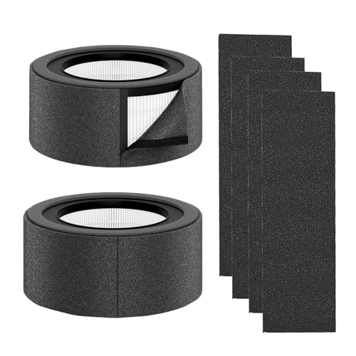 Filtros de substituição Z-1000 para purificador de ar TruSens Z-1000 para ambientes pequenos, 2 filtros H13 True Hepa + 6 pré-filtros de carvão ativado
