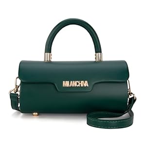 Milan Chiva Small Purses for Women Designer Mini Top Handle Purse Cute Handbags Barrel Shape Purse