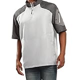 Holloway Short Sleeve Pullover - Golf Rain Gear & Athletic Sports T-Shirt - Ultra-Lightweight Casual Performance Wear, Carbon Print/White, XX-Large