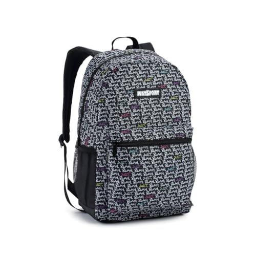 Mochila Costas Juvenil Galaxia Emoji Blahblah Escolar Casual (PRETO)