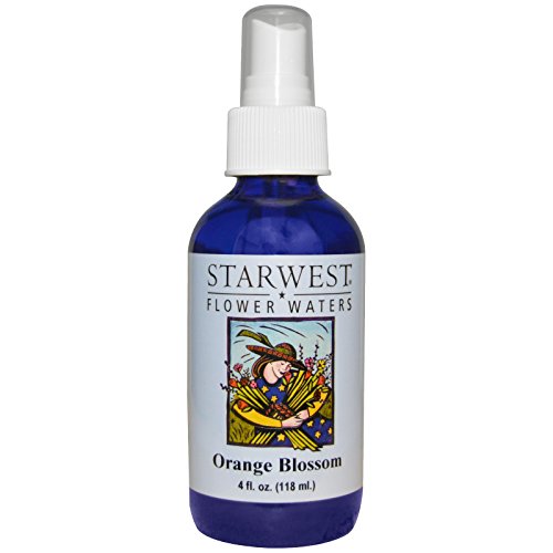 Starwest Botanicals, Flower Waters, Orange Blossom, 4 fl oz (118 ml) - 2pc