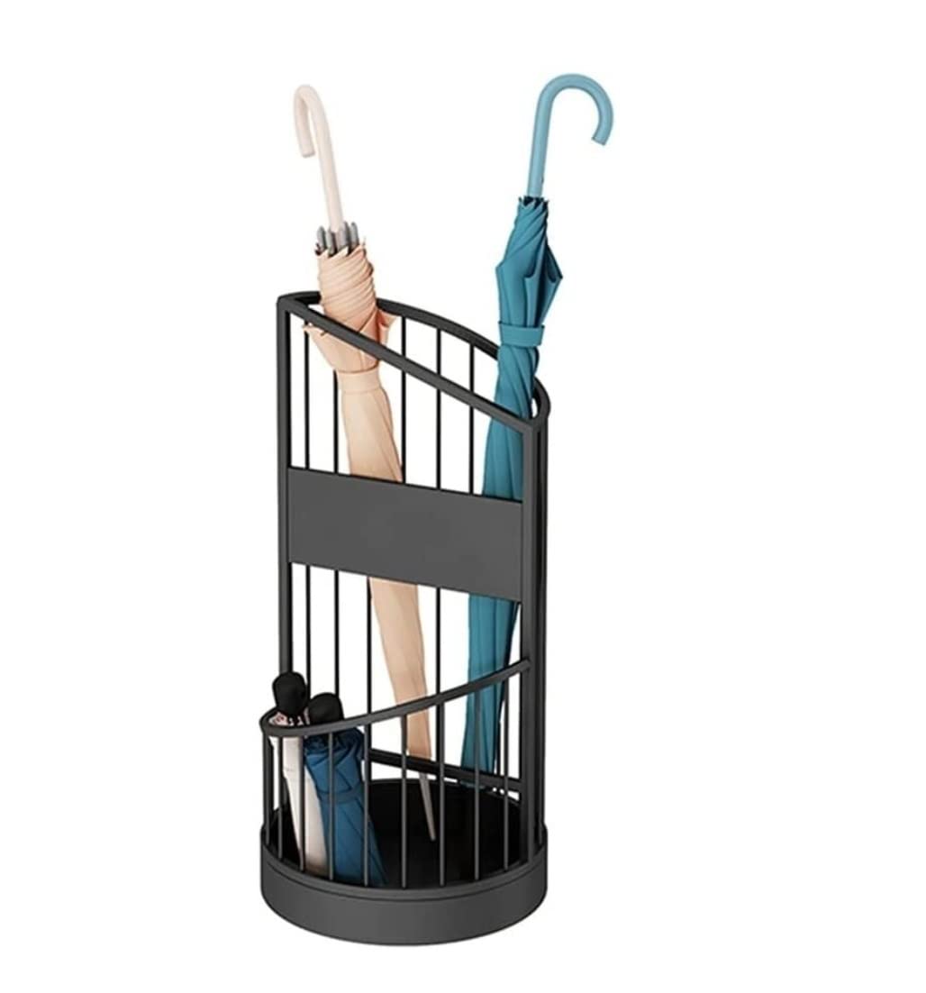FCXWEVR Metal Umbrella Stand with 2 Tiers Indoor and Outdoor Umbrella Holder for Home Hotel and Office Entryway Umbrella Storage Rack Umbrella Rack Holder for Family Business