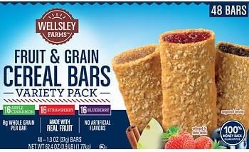 Wellsley Farms Fruit & Grain Cereal Bars Variety Pack, 48 ct. AS image 5