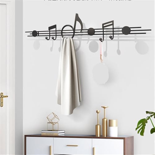 Patère murale au design moderne avec crochet à vêtements en métal pour salle de bain