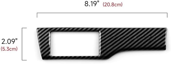 Headlight Switch Control Decal for Honda Civic 2016 2017 2018 2019 2020 2021 10th Gen Accessories ABS Carbon Fiber Interior Stickers