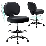 COLAMY Silla de Oficina Alta de 275 Libras,