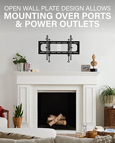 Sanus Advanced Tilt Premium Universal Tv Wall Mount For 46” To 90” Flat-Panel Tvs - Low Profile, Smooth Extension & Easy To Install - Model Vlt6-B1 #TOP5