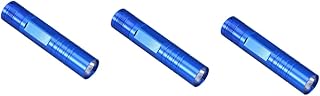 Uonlytech 3pcs Portable Flashlight Keychain Flashlights LED Flashlight LED Torch Flashlight Water Resistant LED Torch Blue LED Handheld Tiny Flashlight