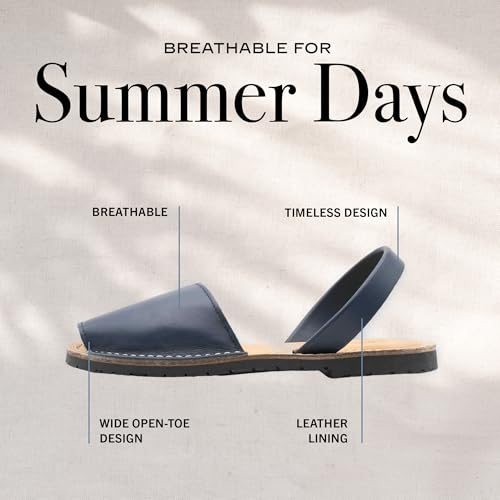 Classic Comfortable Flat Sandals for Women, Dressy Soft Leather Peep Toe Sandals for Women, Versatile Casual Slip-on Flats4