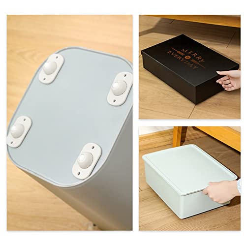 Roulette inférieure pour boîte de rangement et support poubelle maison