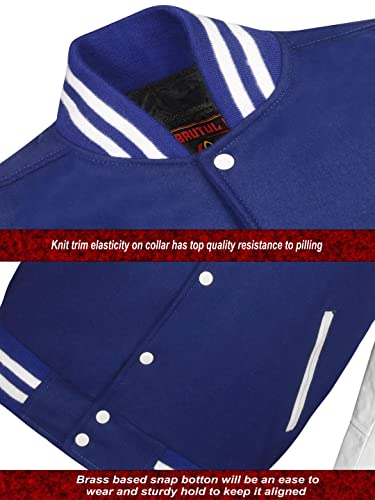 Image of Brutul Bee Original Leather Varsity Letterman Jackets Wool & Leather Original American Style Varsity Jackets