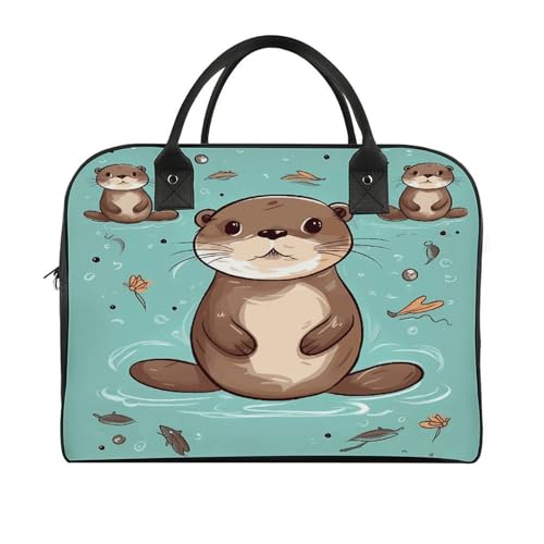 Maletín ligero para laptop de mujer y hombre estilo caricatura miniatura 3