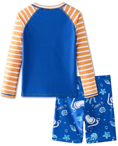Image of UMELOK Boys' Rash Guard Swim Set