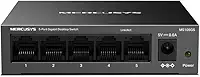 MS105GS: Switch Gigabit de 5 portas MERCUSYS, com auto negociação, Auto-MDI/MDIX, caixa metálica, economia de energia, instalação fácil, plug and play, sem necessidade de configuração.