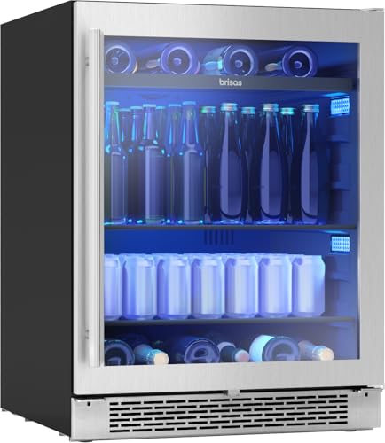 Zephyr Brisas 24 Inch Wine Fridge and Beverage Refrigerator